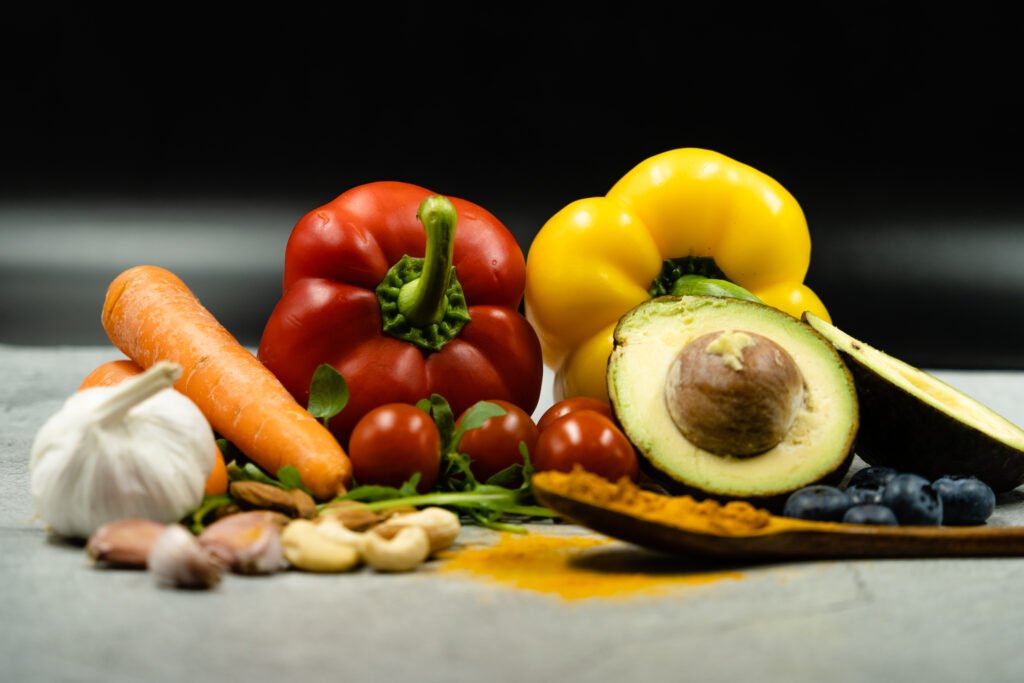 This image has an empty alt attribute; its file name is Healthy_Food_-_Colourful_Fruit_and_Veg_-_50191699151-1024x683.jpg
